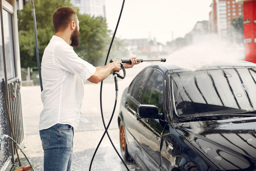 How to Wash a Car with a Pressure Washer Safely