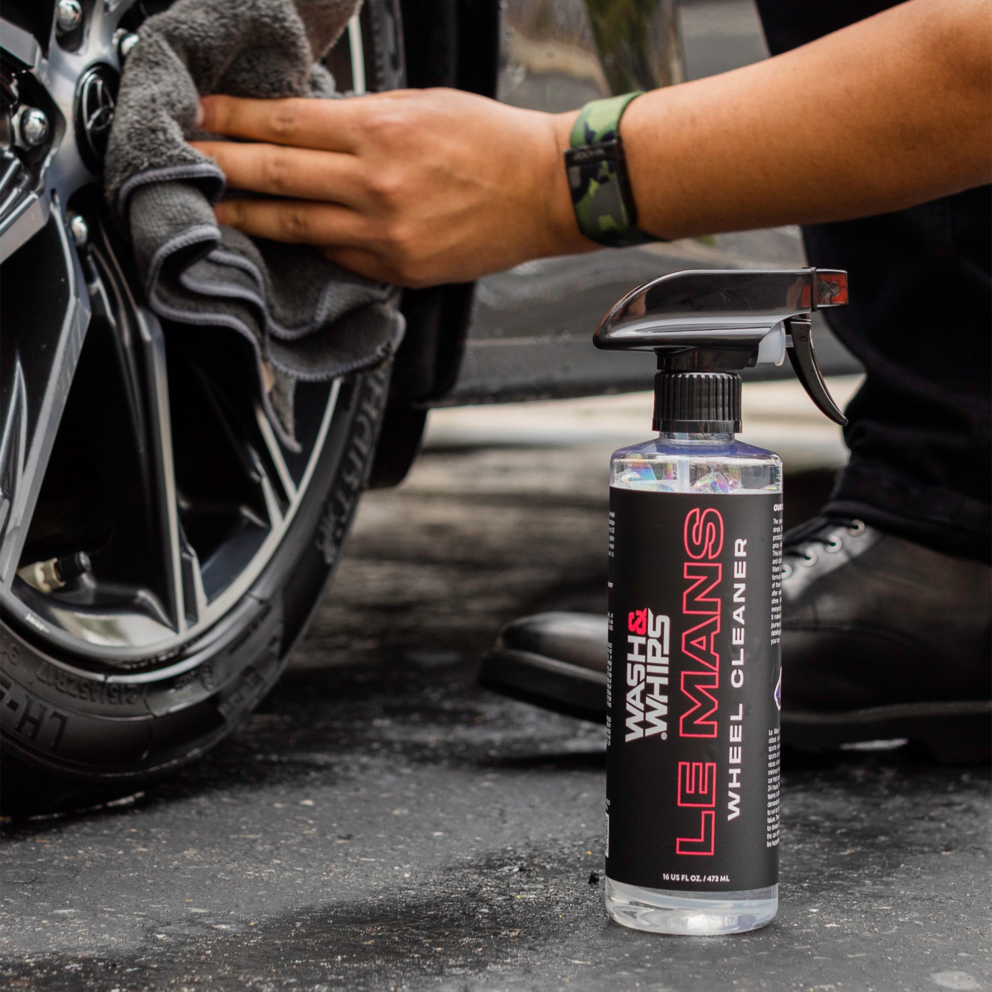 WASH&WHIPS WASH - Car Wash Kit (Step 1) Shampoo, Bug Remover, Wheel Cleaner