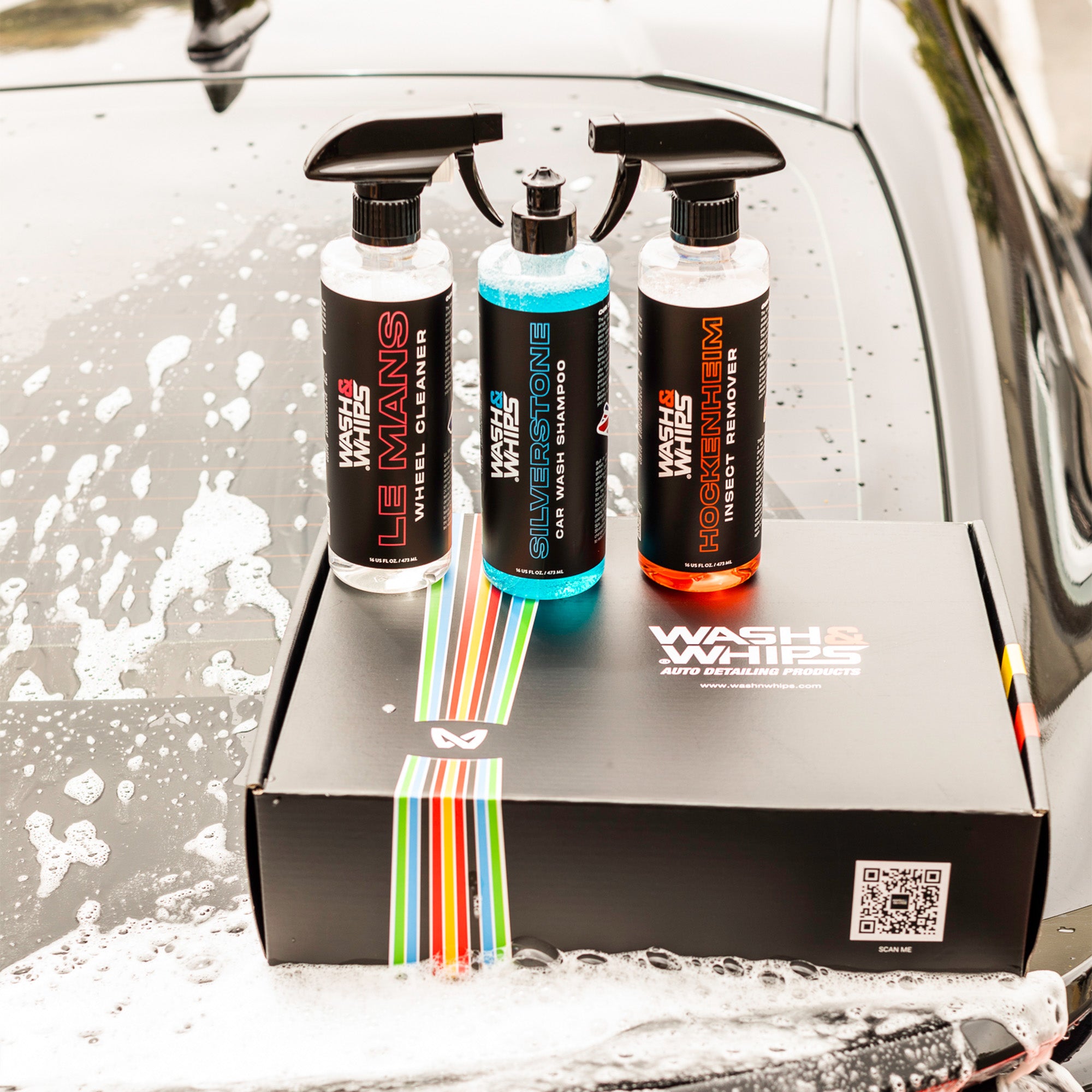 WASH&WHIPS 3-Step Total Car Care System
